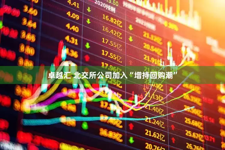 卓越汇 北交所公司加入“增持回购潮”