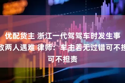 优配货主 浙江一代驾驾车时发生事故致两人遇难 律师：车主若无过错可不担责